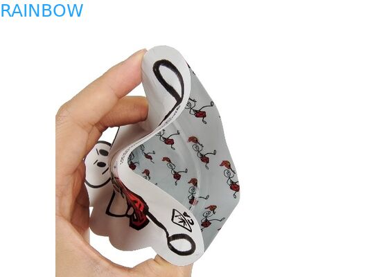 Il sacchetto UV su ordinazione di Mylar della serratura dello zip della stampa di Logo Spot ha tagliato la saldatura a caldo a stampo tagliente di auto della borsa per imballaggio alimentare