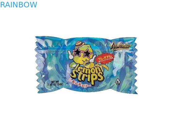 La prova stampata su ordinazione Mylar a chiusura lampo dell'odore di 3.5g 0.125oz insacca la forma irregolare tagliata speciale