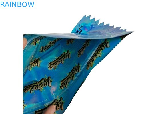 La prova stampata su ordinazione Mylar a chiusura lampo dell'odore di 3.5g 0.125oz insacca la forma irregolare tagliata speciale