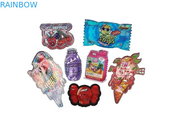 Borsa commestibile a chiusura lampo su ordinazione del sacchetto 0.125oz 1oz Mylar di Logo Printed Plastic Smell Proof