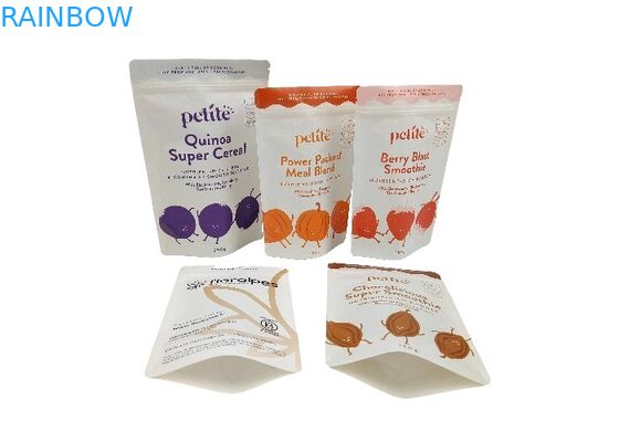 I sacchetti biodegradabili del supporto su progettano le borse per il cliente d'imballaggio del caffè della carta kraft