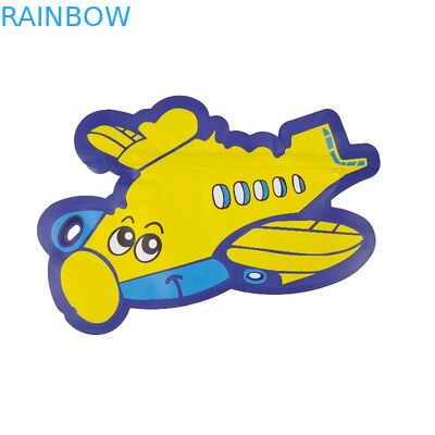 Il bambino tagliato rinforza Mylar che le borse a chiusura lampo circondano di forma irregolare per potere di Candy dell'alimento