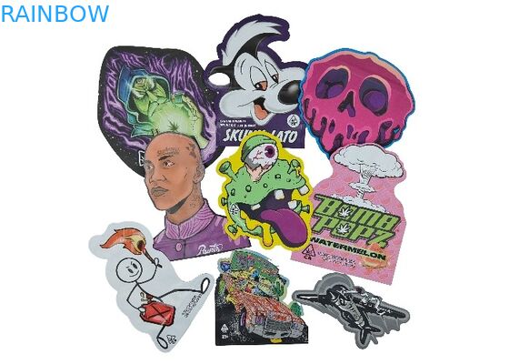 3.5g stampato su ordinazione ha tagliato la chiusura lampo a stampo tagliente di Matte Smell Proof Child Proof della borsa di Mylar