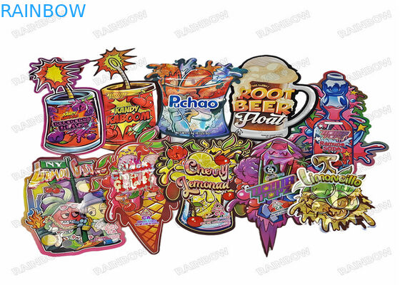 3.5g Edibile Stampa digitale Imballaggio alimentare Sacchetto stand up Ziplock Sacchetti di plastica a prova di odore