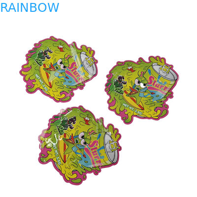 Sacchetti di stampa digitale con cerniera a misura 3.5g 7g 14g Sacchetti di Mylar in foglio di alluminio per biscotti