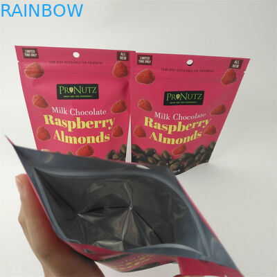 Tasse stampate personalizzate a prova di odore Stand Up Pouch Digital Printing Bags Laminate Mylar Plastic Bags For Food