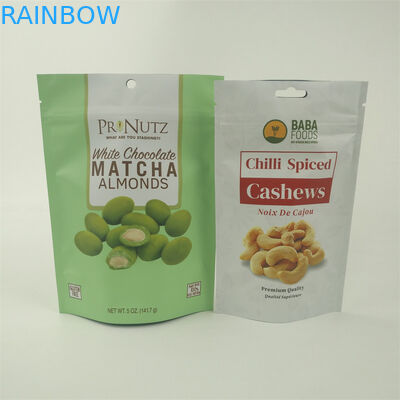 Tasse stampate personalizzate a prova di odore Stand Up Pouch Digital Printing Bags Laminate Mylar Plastic Bags For Food