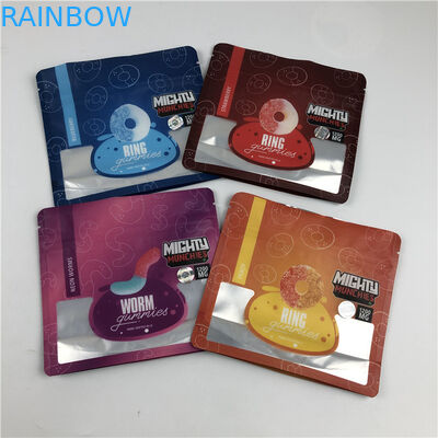 Servizio professionale Sacchetti stampati digitali con stampa lucida/matta con finitura gommosa Sacchetti Mylar commestibili