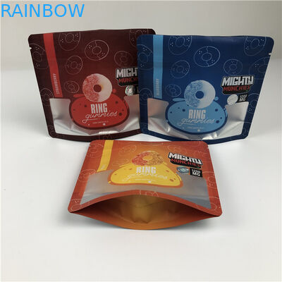 Servizio professionale Sacchetti stampati digitali con stampa lucida/matta con finitura gommosa Sacchetti Mylar commestibili