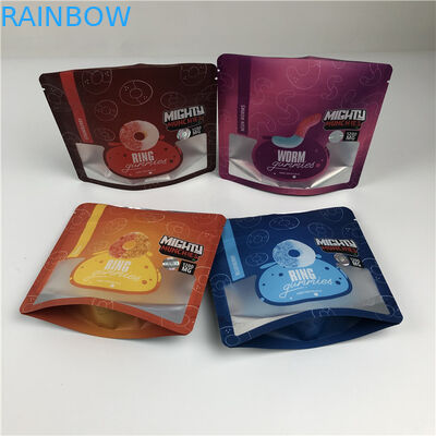 Servizio professionale Sacchetti stampati digitali con stampa lucida/matta con finitura gommosa Sacchetti Mylar commestibili