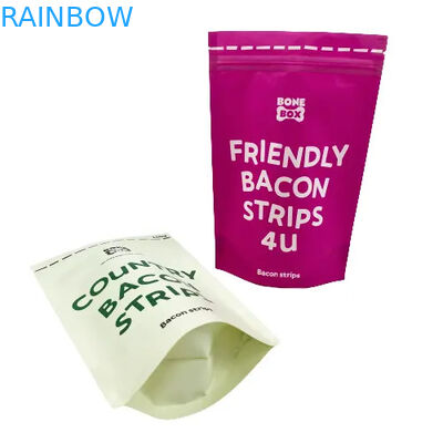 Sacchetto per mangimi per animali con tacca a lacrime per sacchi di imballaggio di dolci per cani