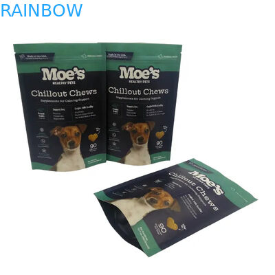 Sacchetto per mangimi per animali con tacca a lacrime per sacchi di imballaggio di dolci per cani