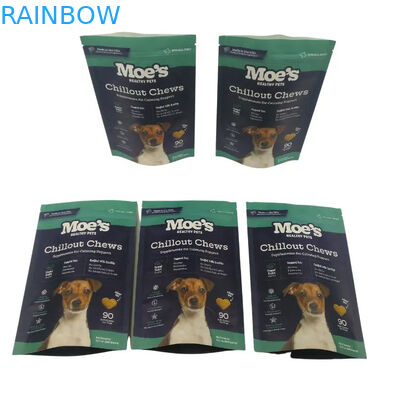 Sacchetto per mangimi per animali con tacca a lacrime per sacchi di imballaggio di dolci per cani