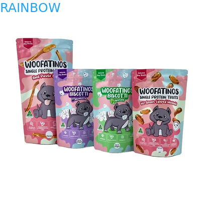 Sacchetto per mangimi per animali con tacca a lacrime per sacchi di imballaggio di dolci per cani