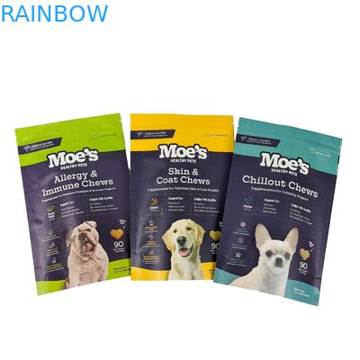 Logo personalizzato stampato biodegradabile 100% confezione in sacchetto riutilizzabile sacchetti di plastica in piedi con ziplock