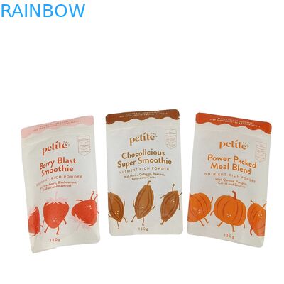 Al dettaglio carta kraft biodegradabile di alta qualità, stampata su misura, ricaricabile, con sacchetto di plastica di grado alimentare