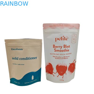 Biodegradabile Stand Up Bags con Ziplock Custom Logo stampato Doypack per il caffè e il tè confezionamento sacchetti alimentari