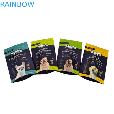 Borsa di carta kraft ri-chiudibile al dettaglio con design personalizzato 100% biodegradabile borse in piedi borse con sacchetti a serratura