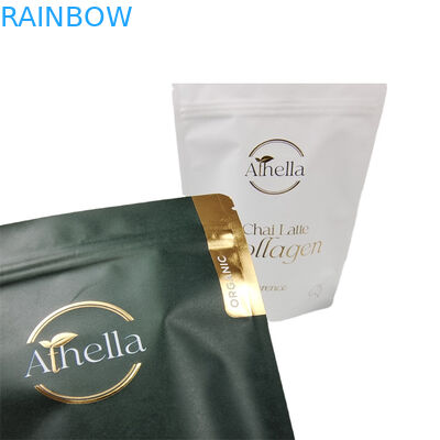 Biodegradabile Sacchetto di carta Kraft per mangiabili Sacchetto di caffè gommoso Sacchetto di tè Snack Sacchetti di imballaggio alimentare