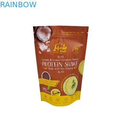 Borse di plastica ziplock stampate su misura per imballaggi in polvere