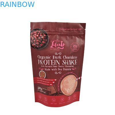 Sacchetto per spuntini di alta qualità con sigillo termico con cerniera di alluminio personalizzata con cerniera di plastica