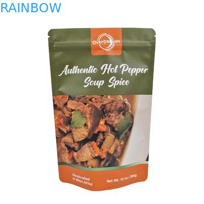 Logo personalizzato stampato sacchetti di plastica resealable snack nut food packaging stand up pouch zipper bag