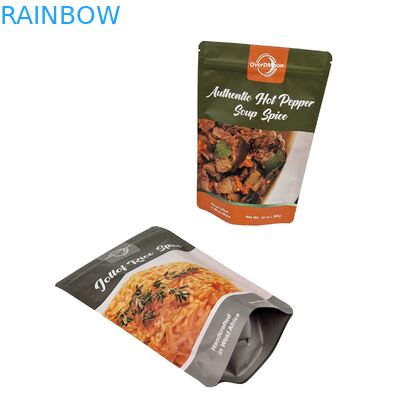 Logo personalizzato stampato sacchetti di plastica resealable snack nut food packaging stand up pouch zipper bag