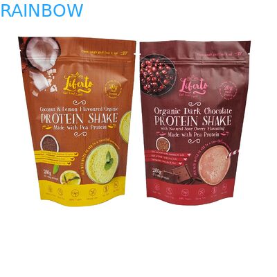 Logo personalizzato stampato sacchetti di plastica resealable snack nut food packaging stand up pouch zipper bag