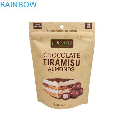 Guarire sigillato di buona qualità customizzabile sacchetti di cioccolato di plastica sigillabile imballaggio alimentare stand up borsa cerniera