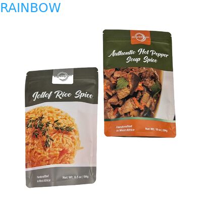 Guarire sigillato di buona qualità customizzabile sacchetti di cioccolato di plastica sigillabile imballaggio alimentare stand up borsa cerniera