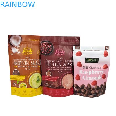 Cashew Nut Food Grade Zipper Bag Stand Up Aluminum Foil Plastic Bag Zipper Mylar Bag