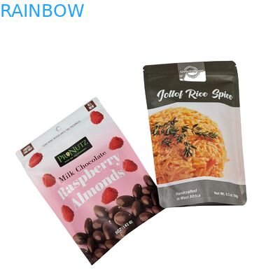 Cashew Nut Food Grade Zipper Bag Stand Up Aluminum Foil Plastic Bag Zipper Mylar Bag