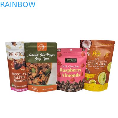 Sacchetto Mylar di alta qualità per alimenti, customisato, con cerniera, con cerniera.