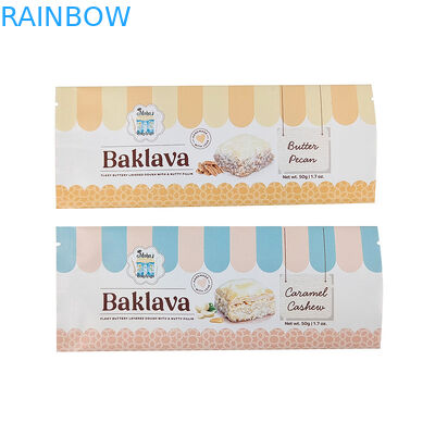 Ingrosso di qualità alimentare Custom stampato Flat Bag Bag Packaging Low MOQ Biodegradabile sacchetto di borsa