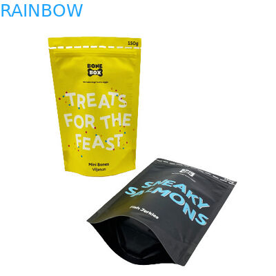 Borsa di imballaggio per chicchi di caffè biodegradabile carta kraft riciclabile borsa di caffè stand up