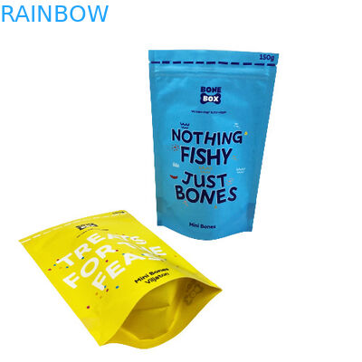 Borsa di imballaggio per chicchi di caffè biodegradabile carta kraft riciclabile borsa di caffè stand up