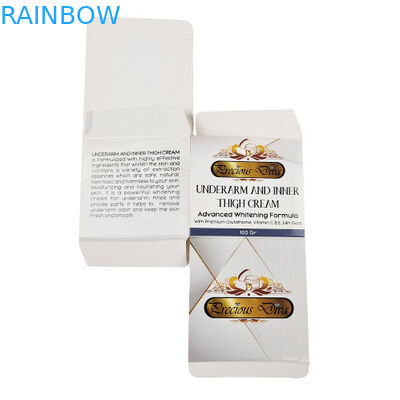 Cartone cartaceo personalizzato Crema per il viso Scatola di imballaggio Scatole regalo Cosmetici per la cura della pelle Scatola di carta con il tuo logo