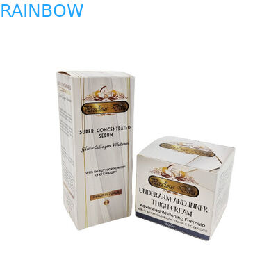 Cartone cartaceo personalizzato Crema per il viso Scatola di imballaggio Scatole regalo Cosmetici per la cura della pelle Scatola di carta con il tuo logo