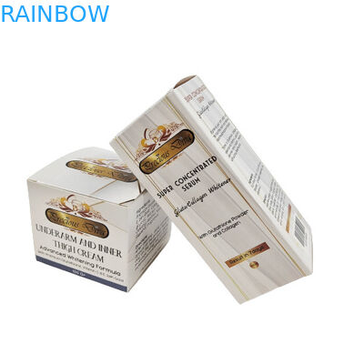 Cartone cartaceo personalizzato Crema per il viso Scatola di imballaggio Scatole regalo Cosmetici per la cura della pelle Scatola di carta con il tuo logo