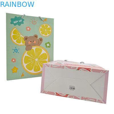 Ingrosso Logo stampato su misura Borsa di carta regalo di lusso