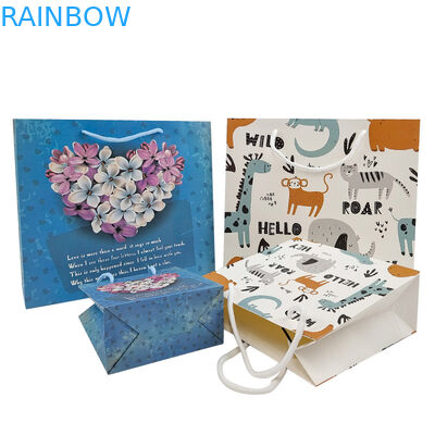 Personalizzazione imballaggio carta Kraft sacchetto di alta qualità biodegradabile sacchetto da shopping sacchetto di stoffa