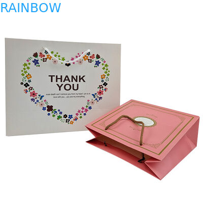 Tasse di carta marrone per imballaggio di tessuti personalizzati Tasse per la spesa alimentare