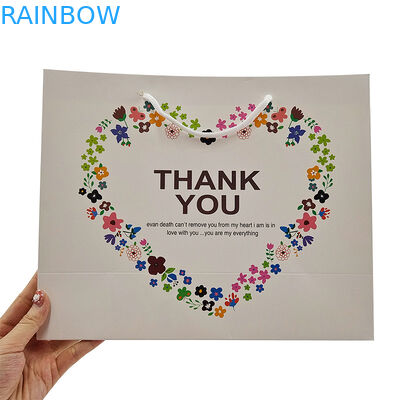 Tasse di carta marrone per imballaggio di tessuti personalizzati Tasse per la spesa alimentare