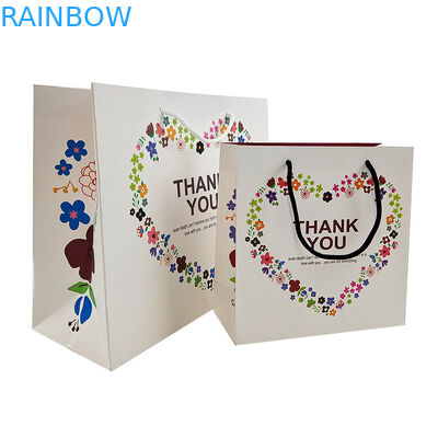 Tasse di carta marrone per imballaggio di tessuti personalizzati Tasse per la spesa alimentare