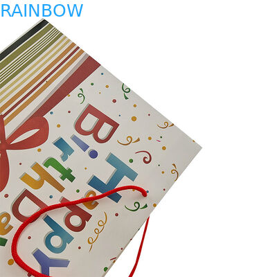 Marca di lusso Logo personalizzato Scarpe Boutique Imballaggio carta regalo Borsa da shopping per vestiti