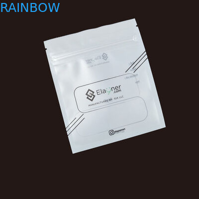 Borsa per allineatori di stampa su misura Borsa dentale chiara Imballaggio a cerniera Chiusura a zip Borsa di sigillamento termico Sbiancazione dei denti Sacchetti Mylar puliti per allineatore