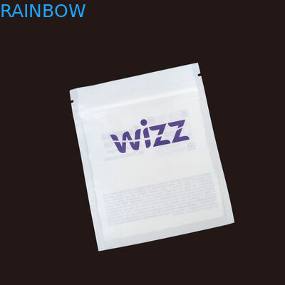Borsa per allineatori di stampa su misura Borsa dentale chiara Imballaggio a cerniera Chiusura a zip Borsa di sigillamento termico Sbiancazione dei denti Sacchetti Mylar puliti per allineatore