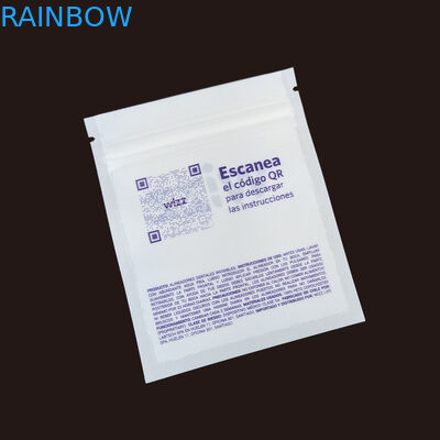 Borsa per allineatori di stampa su misura Borsa dentale chiara Imballaggio a cerniera Chiusura a zip Borsa di sigillamento termico Sbiancazione dei denti Sacchetti Mylar puliti per allineatore