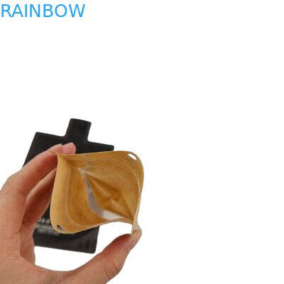 Sacchetti di sigillo a cura di Mylar, a prova d'odore, di foglio metallico piatto, sacchetto di vetro ghiacciato, con buco a tre lati