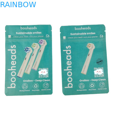 Sacchetto biodegradabile per lozione per il corpo Bagno sale doccia Gel imballaggio alimentare Sacchetti a serratura a zip sacchetto stand up